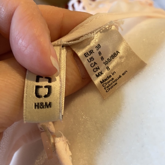 H&M Pink Lace Detailed Dress - Picture 9 of 9